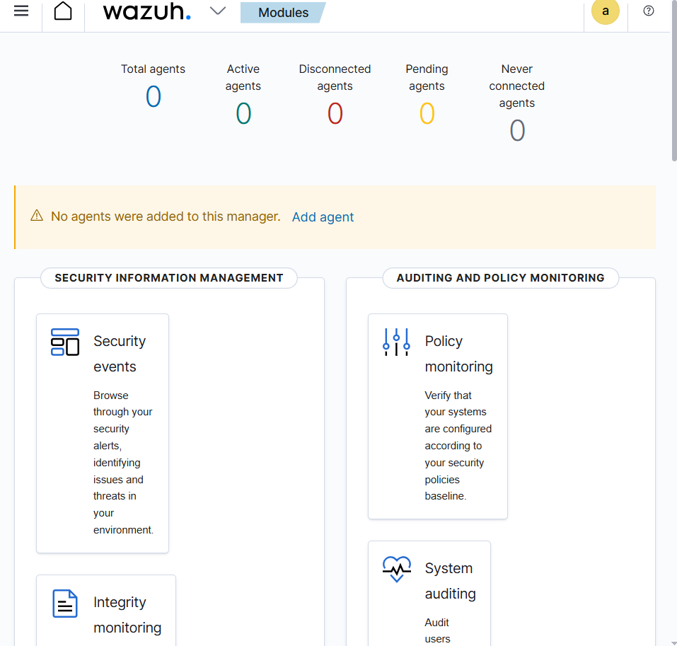 Wazuh Dashboard Admin